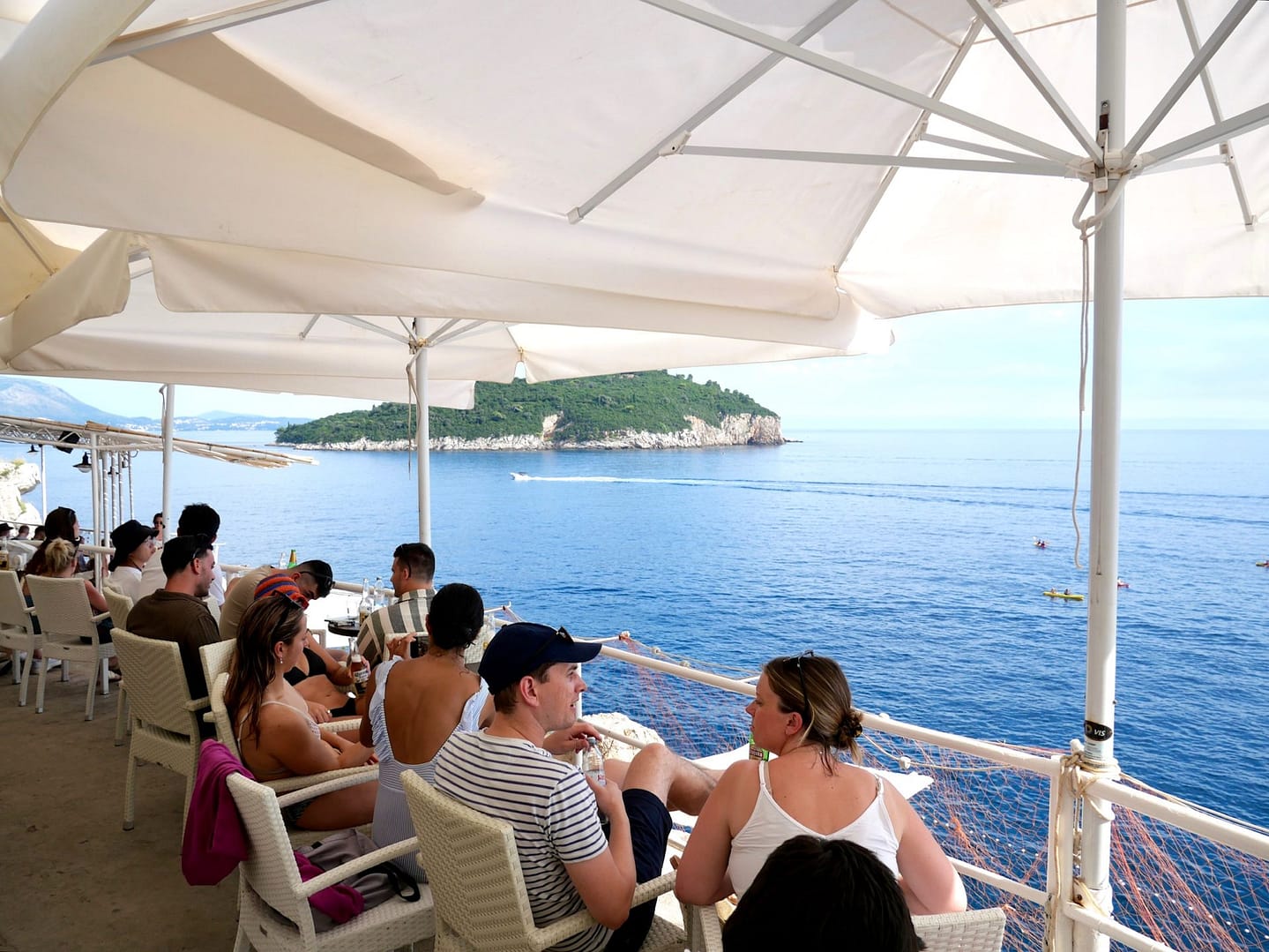 Buza Bar Dubrovnik uitzicht