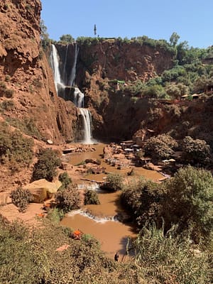 Watervallen in Marokko