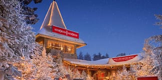Het officiële postkantoor van de kerstman in Rovaniemi 01 - Santa's Post Office - Airbnb - Exterior - Credit Samir Zarrouck