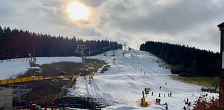 Winterberg skiën