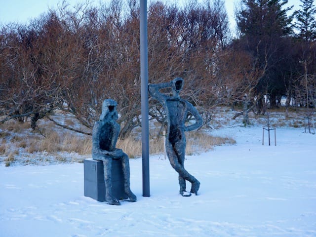 Beelden in park reykjavik