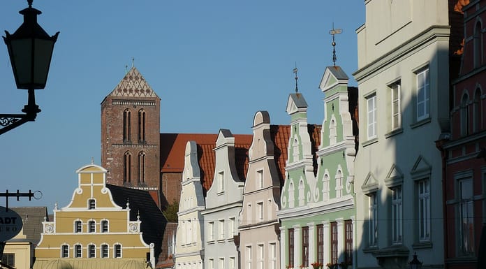 historisch centrum Wismar Duitsland